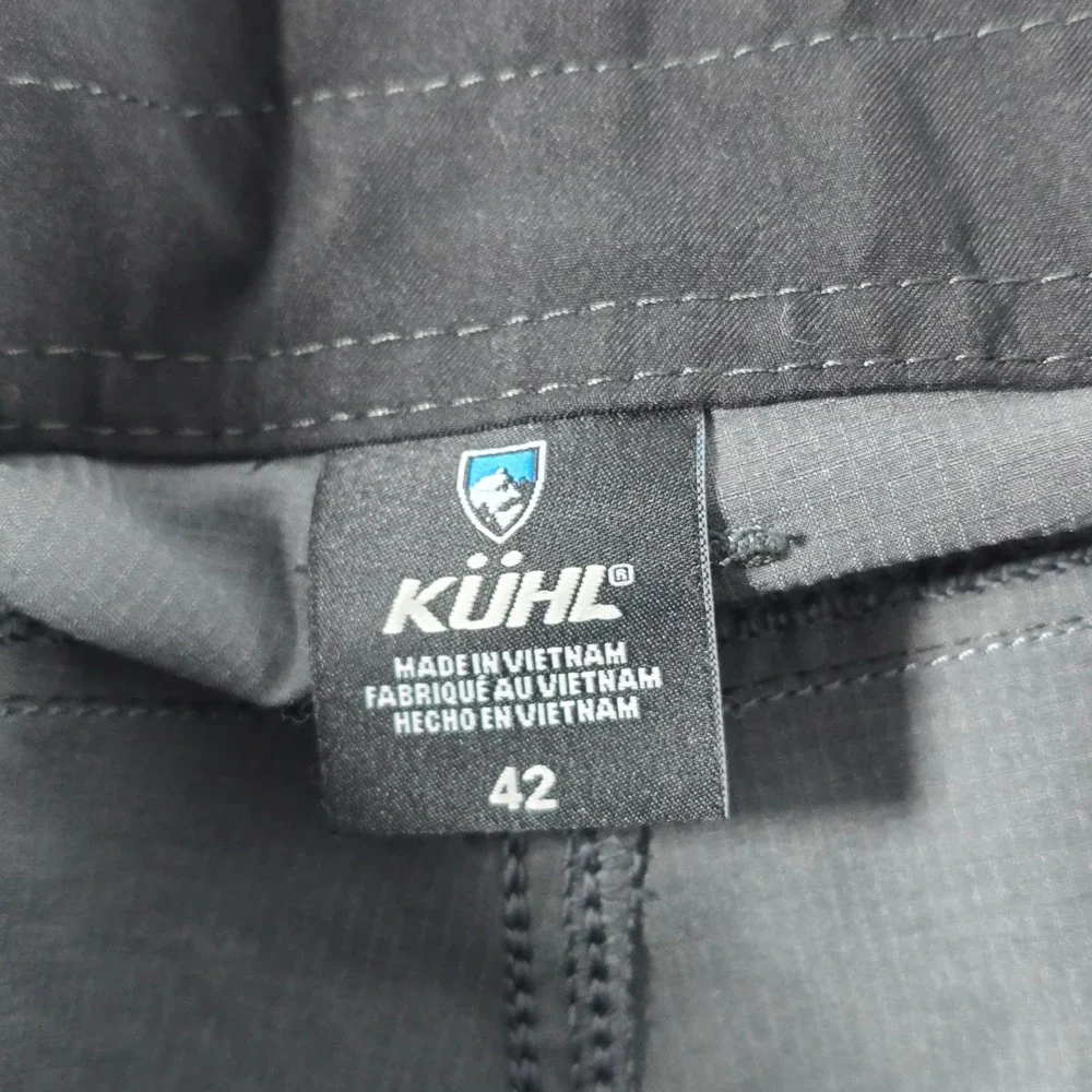 Kuhl Silencr Kargo Short Mens 42 Grey Reflex Softshell Hiking 5230